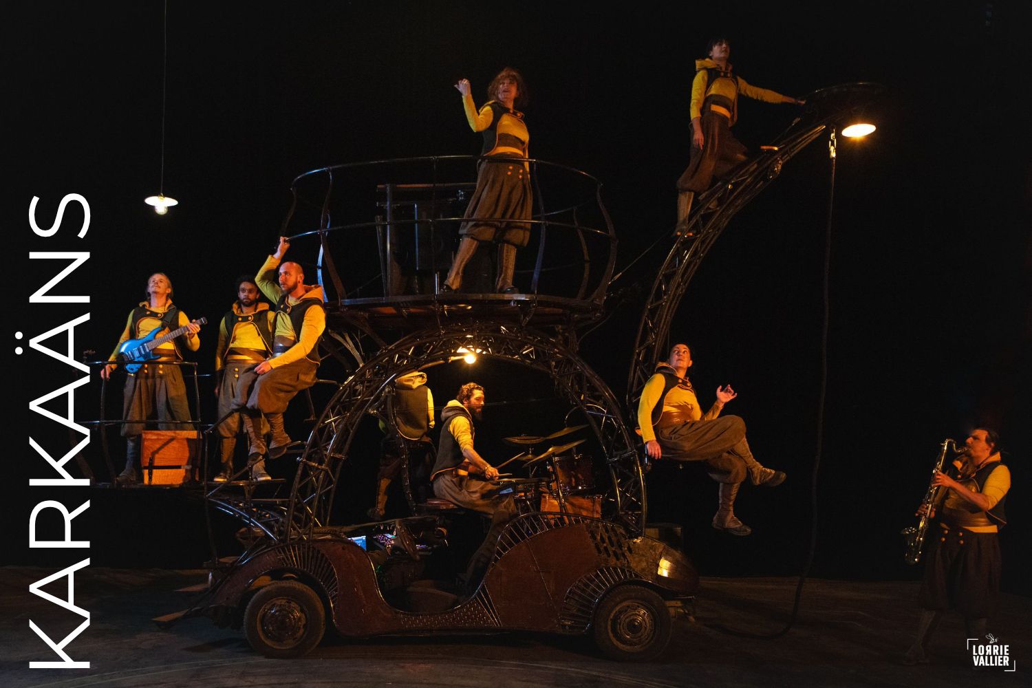 machine de spectacle de la cie cirque asymetrik